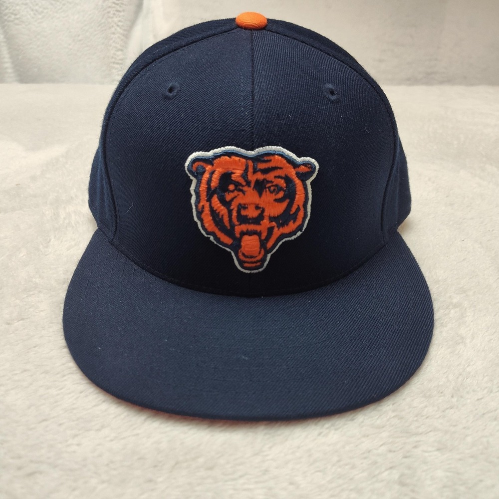 Chicago Bears Hat Cap Fitted Mens‎ 7 1/4 Blue NFL Football Mitchell & Ness
